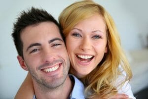 couple happy to be blepharitis free