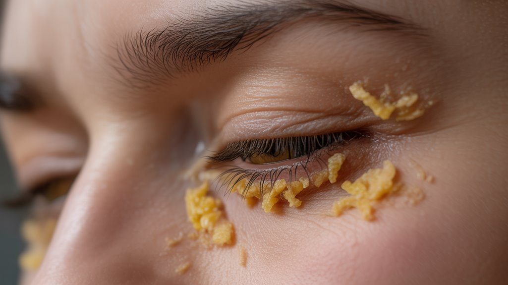 causes of persistent eye crustiness