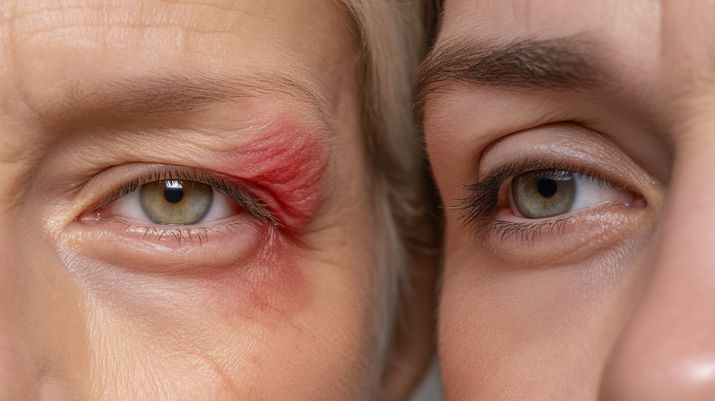 chalazion versus stye differentiation