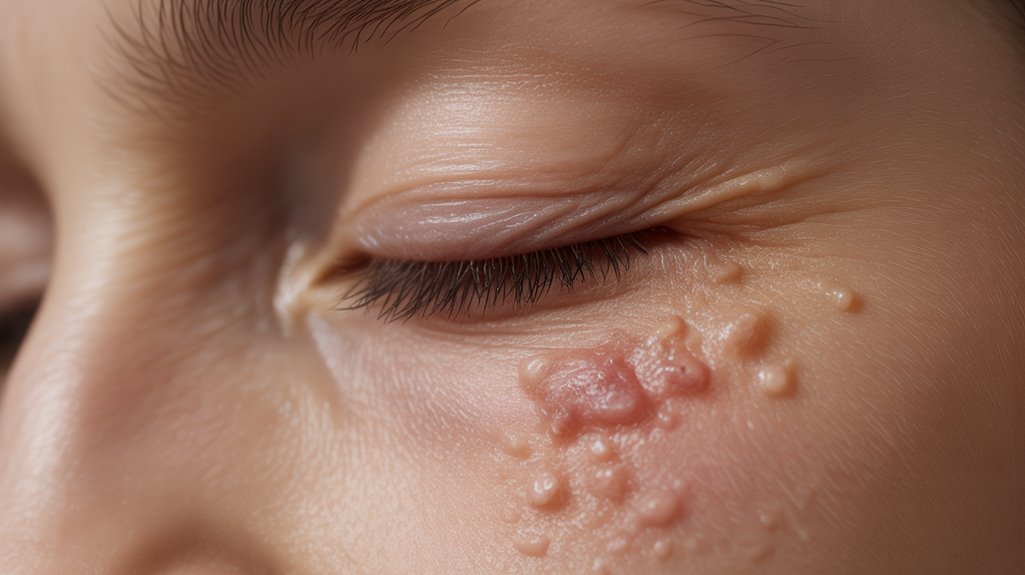 chronic eyelid skin conditions