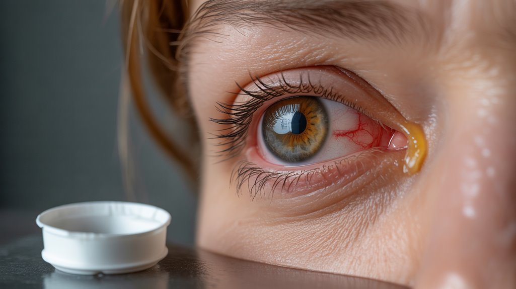 Powerful Red Crusty Eyes Relief 6 contact lens hygiene importance