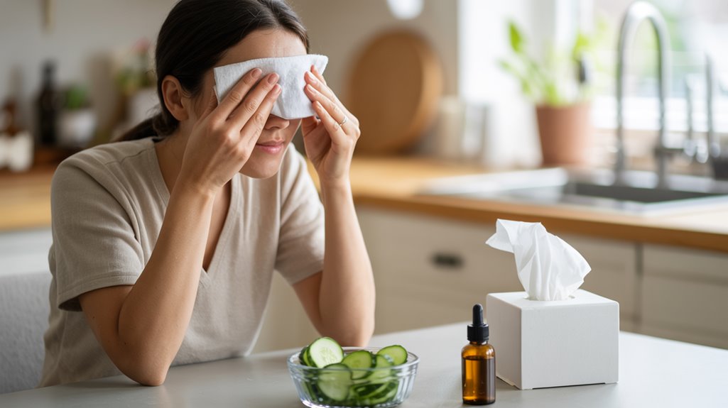 Stop Watery Eyes at Home Step by Step