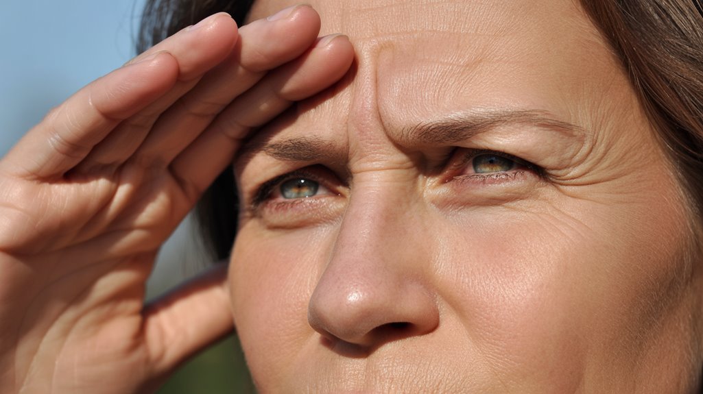 light sensitivity and discomfort