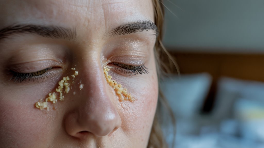 Why Crusty eyes in the Morning?