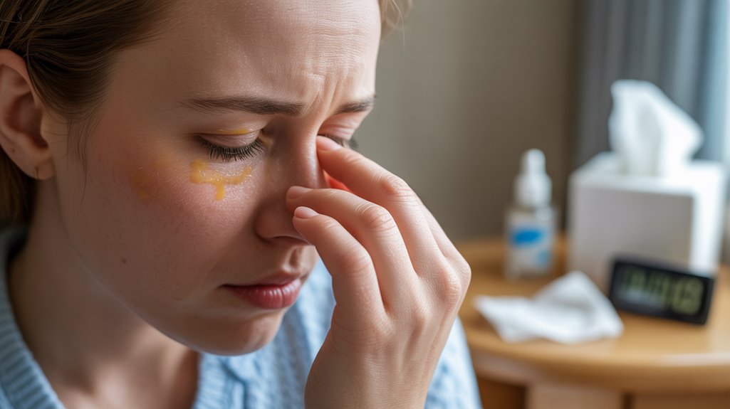 persistent eye crust causes