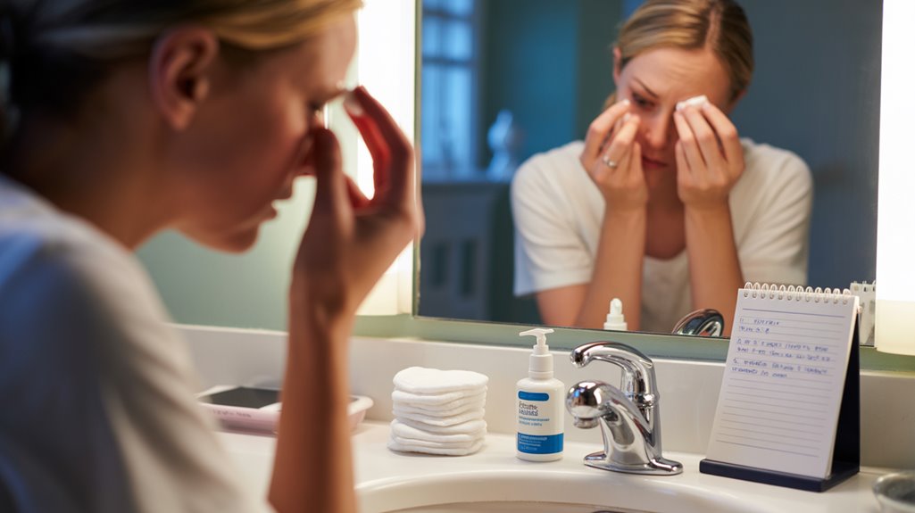 seek help for ocular symptoms