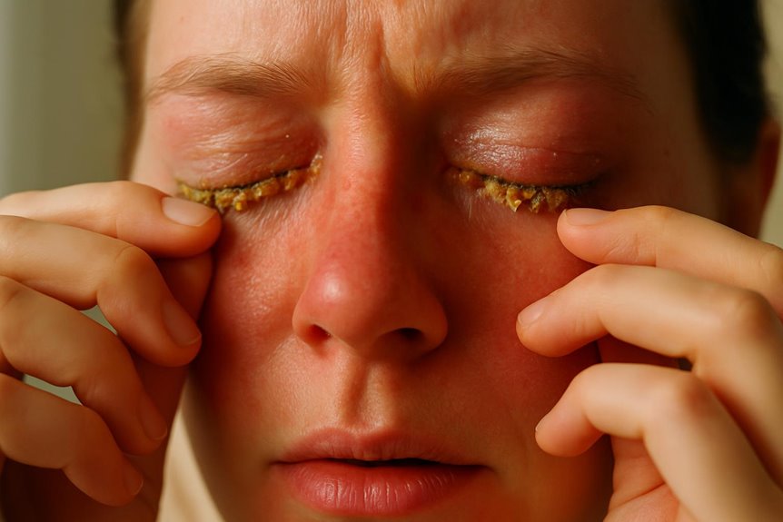 Severe Blepharitis Indicator – Waking Up With Eyes Crusted Shut