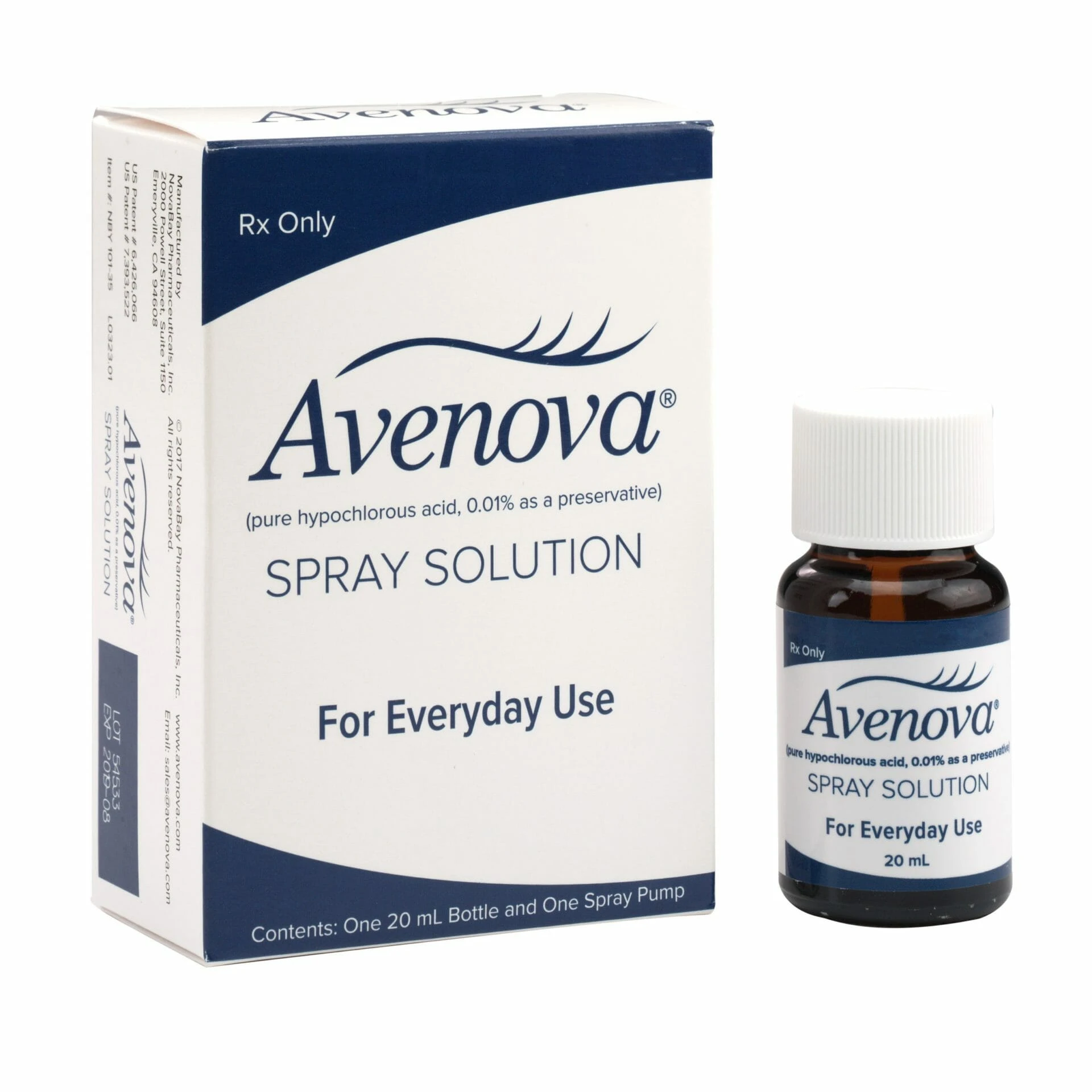 Avenova-20mL_Box-PhysicianBottle EYE LID CLEANSER - B