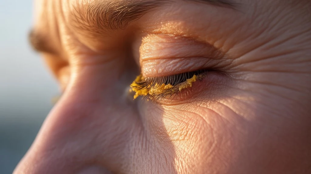 eye discharge medical evaluation