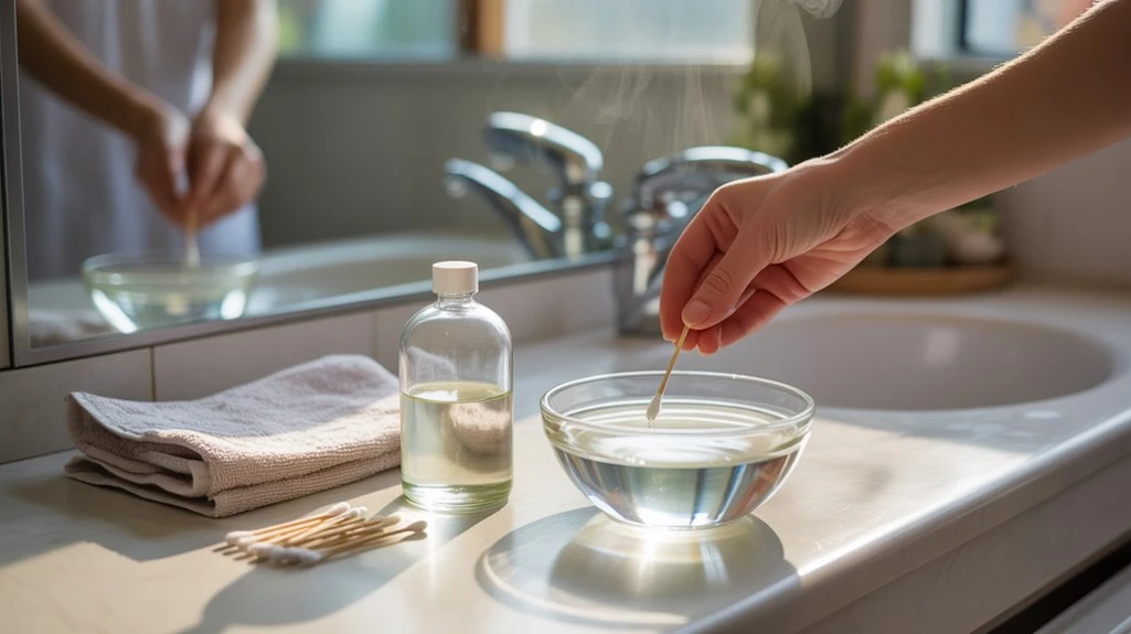 eyelid cleansing and preparation