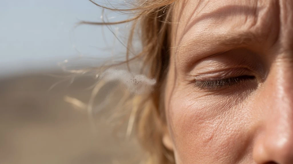 eyelid dryness unrelated to environment