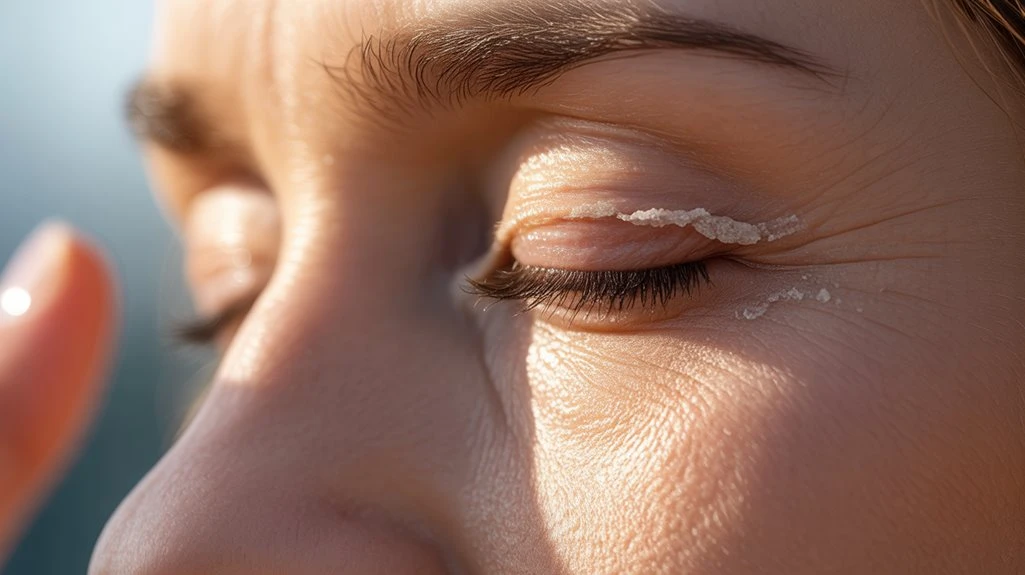 morning eye crust causes