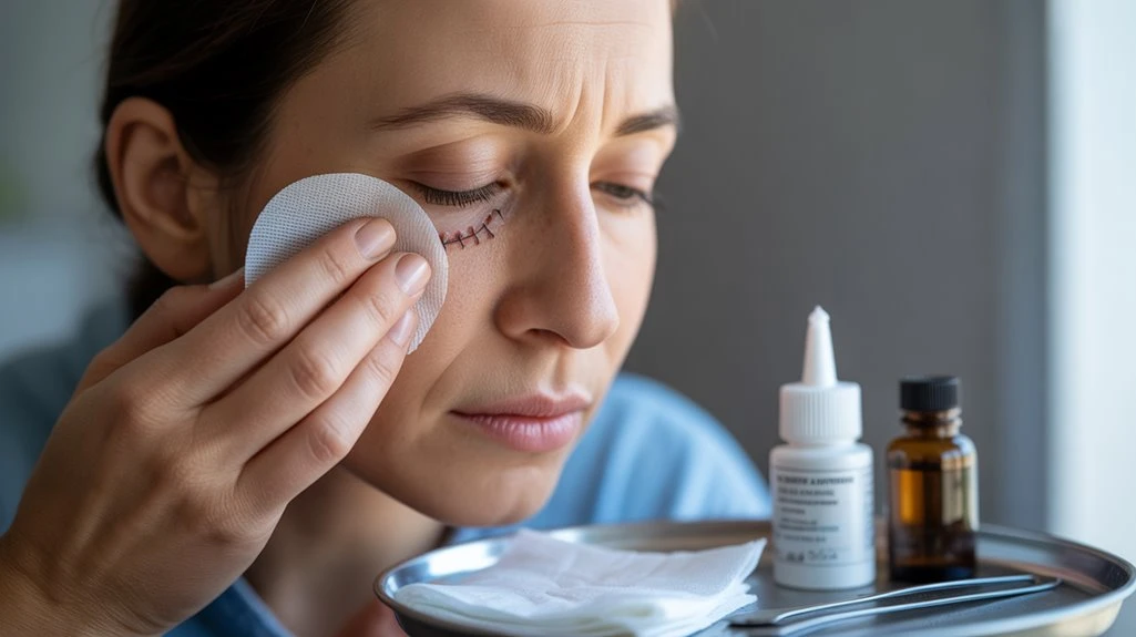 postoperative care for chalazion