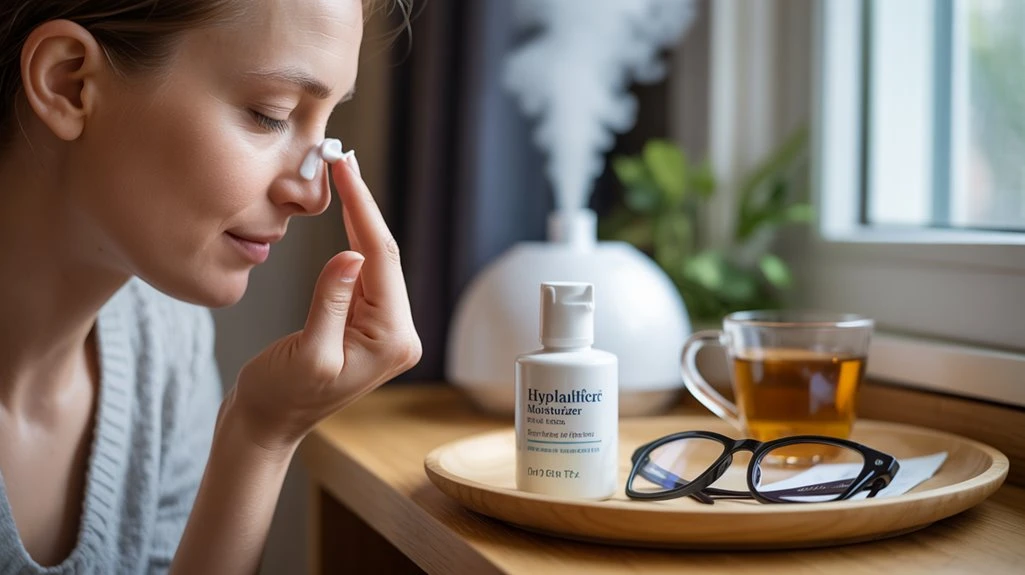 protective eyewear for dryness