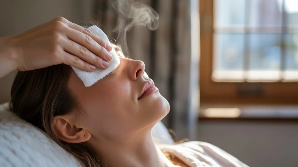 warm compress efficacy questioned