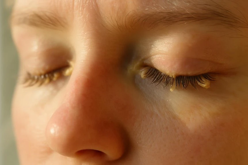 Incredible – Yellow Crust Eyes in Morning: What It Indicates